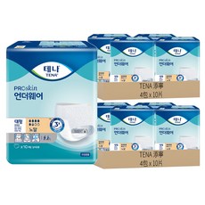 TENA 添寧 韓國原裝進口 PROskin 一般型成人紙尿褲 敢動褲 Normal 男女通用, 大款(100~135cm), 10片, 8包