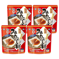 越後製菓 御手薄麻糬 黑糖風味 130g, 4袋