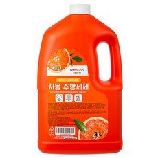 탐사 구연산 자몽 주방세제, 3L, 1개