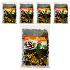 海藻問屋 海的野菜 海帶芽 香菇雞肉 健康無負擔 方便湯品, 90g, 5包