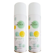 VETES 維特斯 定型噴霧 清爽柔順 2罐, 200ml, 1組