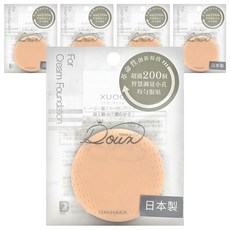 ISHIHARA 石原商店 DOUX智慧調量氣墊粉撲, 超過200個智慧調量小孔 均勻服貼, DX03, 5個