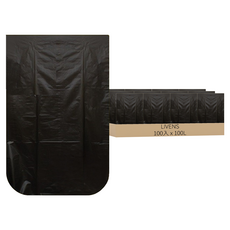 LIVENS 黑色垃圾袋, 100L, 100個