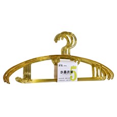 Shoenwei 順崴 楓葉 PP護肩衣架 5個, 水晶, 1組