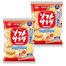 龜田製菓 Soft Salad 沙拉味米果 10包, 145g, 2組