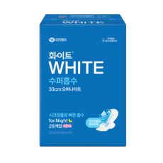 Yuhan Kimberly 日用超薄瞬吸潔翼衛生棉, 夜用型(33cm), 1包, 28片