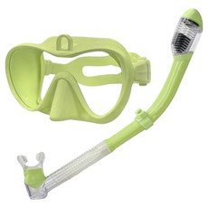 WEEK9 Aqua Turtle 浮潛面罩組, 萊姆綠