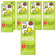 KIKKOMAN 龜甲萬 豆乳 調製豆乳, 200ml, 6瓶