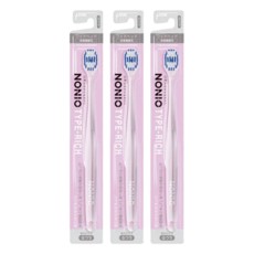 LION 獅王 NONIO 細柔按摩寬版牙刷 濃密超級細毛, 1入, 3支