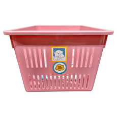 JUSKU 佳斯捷 長今收納籃 3個, 粉色