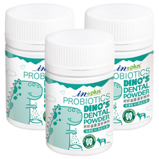 in plus 贏 犬用 好好益菌潔牙拌拌, 30g, 3罐, Dental Care