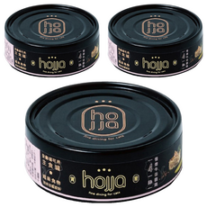 hojja 賀家 毛孩的米其林主食餐肉絲系列 貓用無穀主食罐, 慢燉牛田園雞, 80g, 3罐