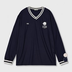 5252BYOIOI 남여공용 뉴 심볼 브이넥 저지 맨투맨