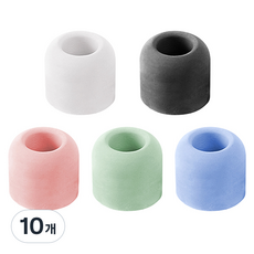 Block Mart珪藻土牙刷架 圓形, 隨機出貨, 10個