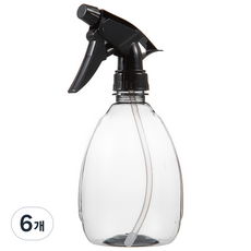 코멧 분무기 500ml, 블랙, 6개