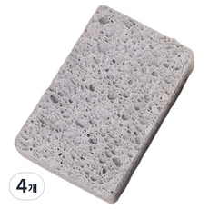 順伊市集 木漿海綿 灰色, 4個