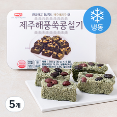 제주해풍쑥콩설기 떡 (냉동), 40g, 6개입, 5개