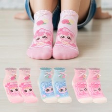 프리미에팜 아동용 캐치티니핑 프린세스 리본 로즈 단목 양말 4종 세트