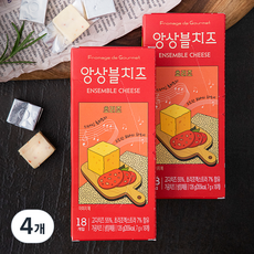 FromagedeGourmet 앙상블 치즈 초리조, 7g, 18개입, 4개