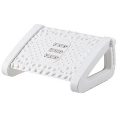 모든양품 사무실 가정용 논슬립 높이조절 지압 발받침대, 화이트