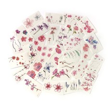 Partybok 手繪印花紋身貼紙30件組 JT002, 混色, 1組