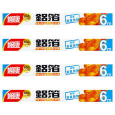 楓康 加寬加厚鋁箔紙, 45 x 600cm, 6m, 4盒