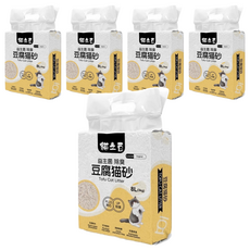 貓之豆 豆腐砂 8L 原味 3kg 5包 - 快速吸收 可沖馬桶
