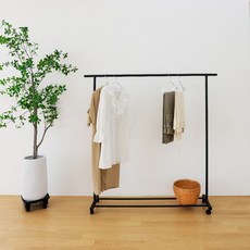 Tree farm 基本款移動式立式衣架 150, 黑色