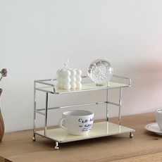 KOXINA 奶油迷你立式置物架, 混合色