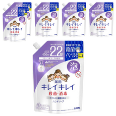 LION 獅王 泡沫洗手慕斯 補充包 花香, 450ml, 6件