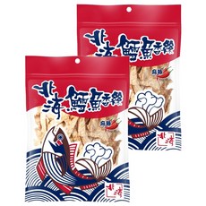 北海 鱈魚香絲 大 麻辣寬條, 90g, 2包