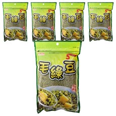 耆盛食品 毛綠豆, 500g, 5包
