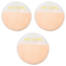 PiYOPiYO 黃色小鴨 高級粉撲 純棉材質不傷寶寶肌膚, 880040, 3個
