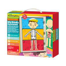 4M 奇妙的身體拼圖 思維創作玩具 全彩身體拼圖8件套, 1盒