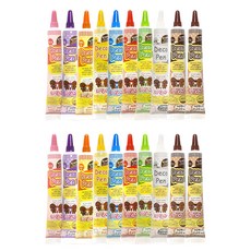 초코 데코펜 10종 세트, 2세트, 200g