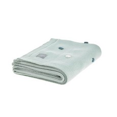 LASSIG 有機棉嬰兒毯, 薄荷彩點, 1入