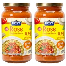 오뚜기프레스코 로제 스파게티 소스, 600g, 2개