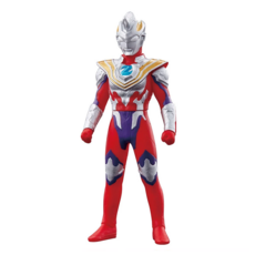 BANDAI 超人力霸王 傑特英雄軟膠 手及腰部可轉動, 14 x 6 x 3cm, 伽瑪未來