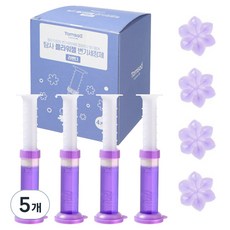 탐사 젤타입 변기세정제 라벤더 플라워젤, 160g, 5개