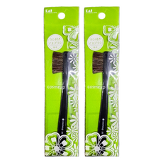 貝印 Kai hc-1045 眉刷附眉梳 雙頭設計 輕鬆打造完美自然眉型, 2入