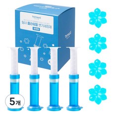 탐사 젤타입 변기세정제 아쿠아 플라워젤, 160g, 5개