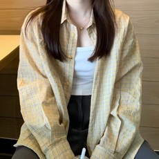 LUNA GIRL 女款 Lotzbi 格紋襯衫 L25FST070428