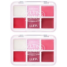 LunA 融化配方唇彩盤, 02粉藕紫色, 2個