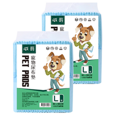 VIGO 威哥 寵物尿布墊 加厚款, 90 x 60cm, 25片, 2包