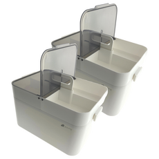 WITHLIVING 家用急救箱 白色, 2個