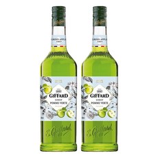 지파드 그린애플 시럽, 1L, 2개
