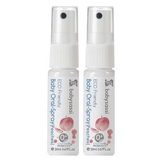 誰是寶貝 babysassi 兒童口腔噴護劑加鈣益生菌 (水蜜桃口味), 2條, 20ml