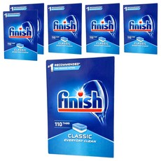 finish 洗碗機專用 餐具清潔錠 110顆, 1.76kg, 6盒