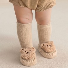 STARDOOR 新生兒用可愛小熊保暖襪