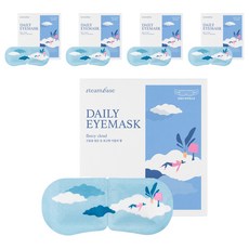 steambase 溫泉水蒸氣眼罩 棉被雲朵, 5盒, 5片